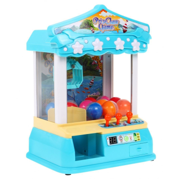 Automat z Chwytakiem dla dzieci 3+ Gra zręcznościowa Łapacz kulek + Panel sterowania + 10 kulek + 12 żetonów